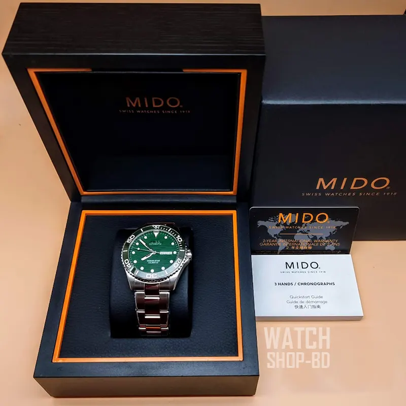 Mido Ocean Star 200C Green Dial Steel Men's Watch  M042.430.11.091.00